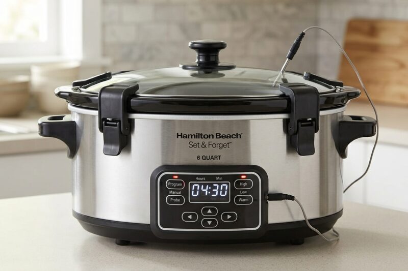 Hamilton Beach Portable 6 Quart Set & Forget Programmable Slow Cooker: A Comprehensive Guide
