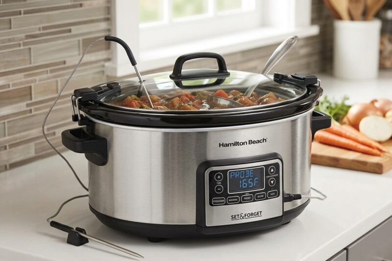 Hamilton Beach 6 Quart Set & Forget Programmable Slow Cooker: A Comprehensive Guide